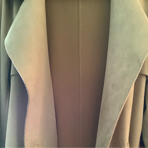 SOLD:  H&M Faux Suede Belted Jacket - Picture 3 of 3